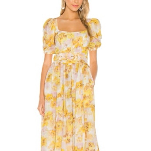 For Love & Lemons Zinna Midi Dress - Picture 6 of 9